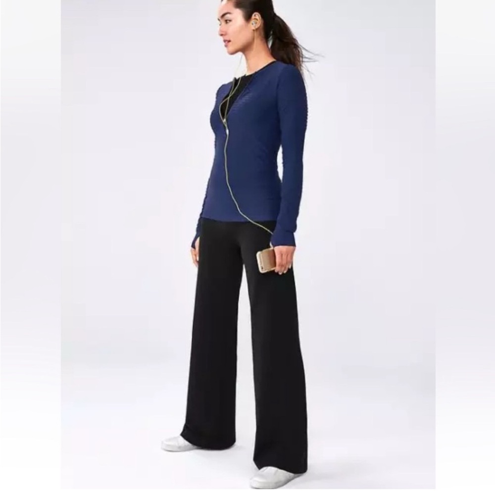 Athleta x Derek Lam 10C Black Flare Pants Size Medium
